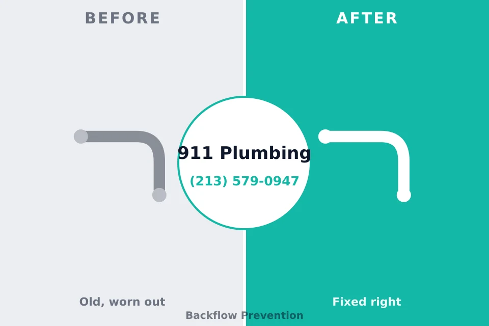 Before and after: plumbing company Uhland, TX